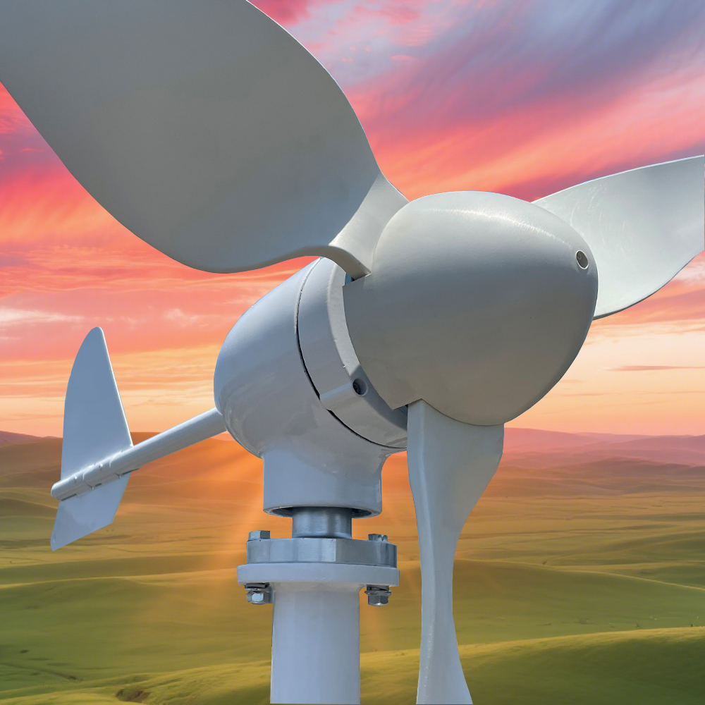 Renewable Energy Grid - ระบบผลิตไฟฟ้าแบบออฟกริด พลังงานทดแทน กังหันลมแนวนอน 8000 วัตต์ 10