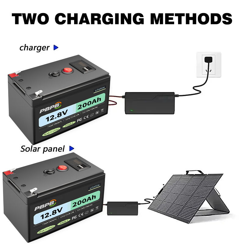 Renewable Energy Fan - แบตเตอรี่ลิเธียม LiFePO4 12V 200Ah แบบดีพไซเคิล, แบตเตอรี่แบบชาร์จซ้ำได้