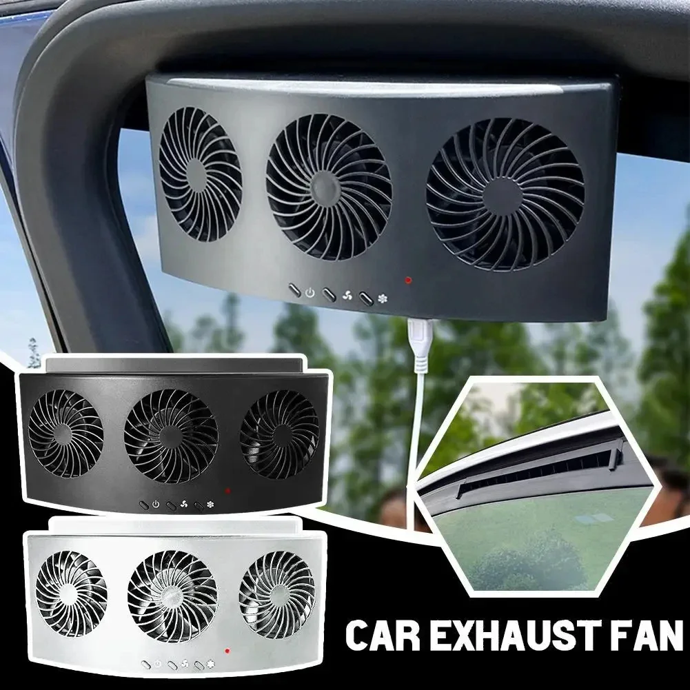 พัดลมดูดอากาศในรถยนต์ ชาร์จ US - Renewable Energy Fan บทวิจารณ์และราคา
