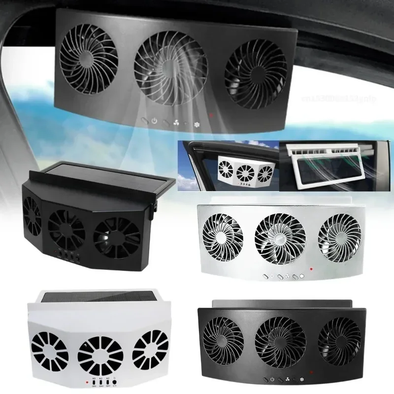 พัดลมดูดอากาศในรถยนต์ 3 หัว ชา - Renewable Energy Fan บทวิจารณ์และราคา